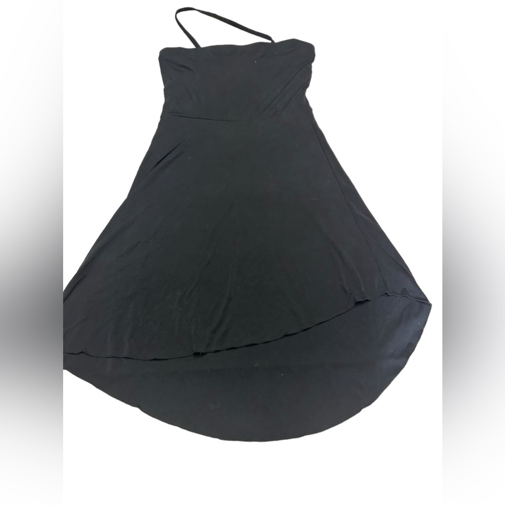 Express asymmetrical black dress